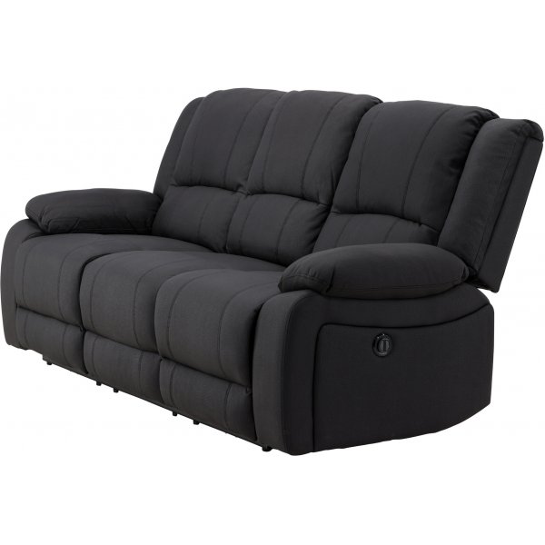 Singapore 3-Sitzer-Liegesofa - Schwarz