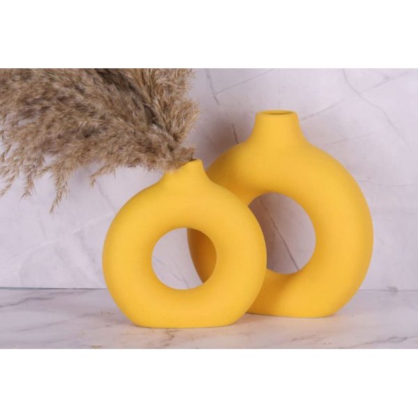 Buco Vase - Gelb Buco Vase - Gelb