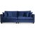 Bellino 4-Sitzer Sofa - blauer Samt