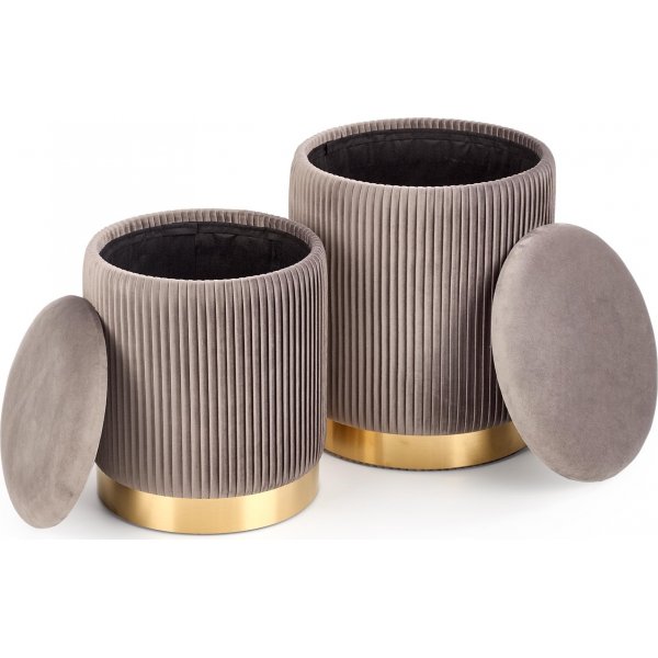 Meddick Hocker - Grau Meddick Hocker - Grau