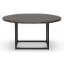 Sintorp runder Couchtisch 90 cm - Brauner Marmor (Exklusives Laminat) + Mbelfe