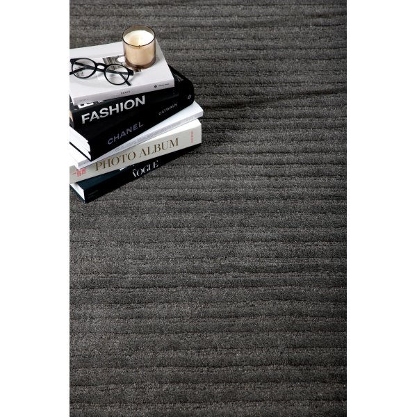 Wollteppich Milton - Dunkelgrau Wollteppich Milton - Dunkelgrau