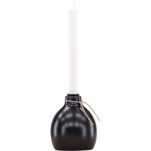 Ulricehamn LED-Kerzenständer 32 x 12 cm - Schwarz/Weiß Ulricehamn LED-Kerzenständer 32 x 12 cm - Schwarz/Weiß