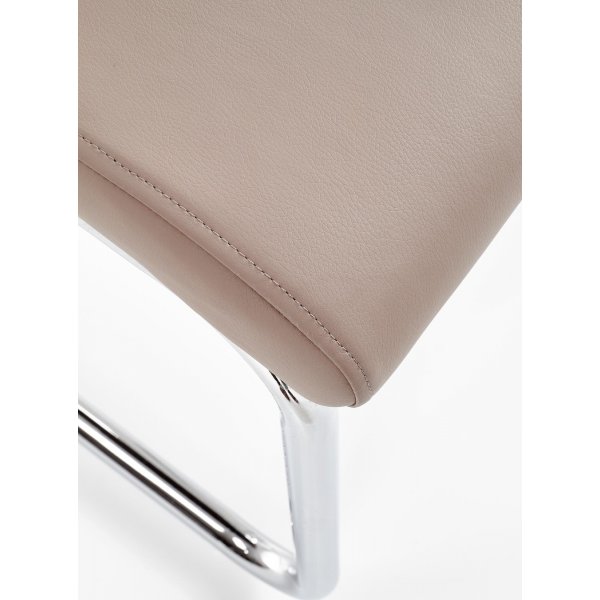 Stuhl Annmarie - Cappuccino/Chrom Stuhl Annmarie - Cappuccino/Chrom