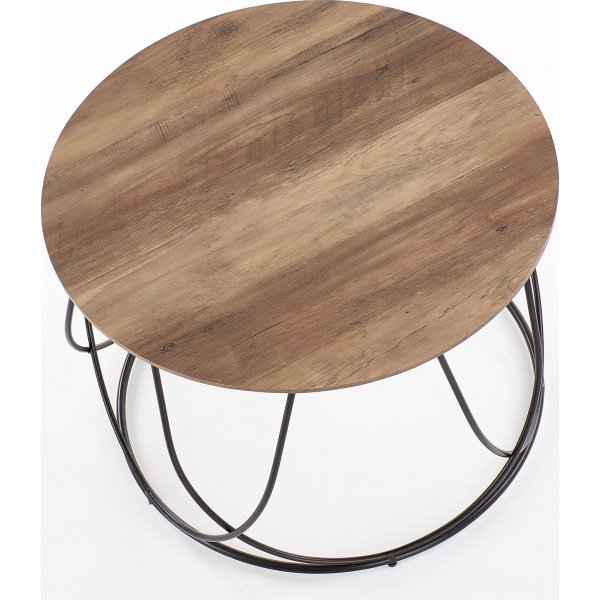Bobby Couchtisch - Walnuss/Schwarz Bobby Couchtisch - Walnuss/Schwarz