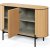 Rotto Sideboard 123,5 cm - Vicenza-Eiche/Schwarz