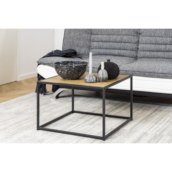 Seaford Couchtisch 60 cm - Eiche/schwarz