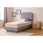 Lody Einzelbett mit Stauraum 90 x 200 cm - Grau