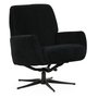 Sessel Smilla (Recliner) - schwarz (Stoff)