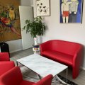 Kundenbild Palasso Couchtisch 110 cm - Chrom/Leichte Marmorierung