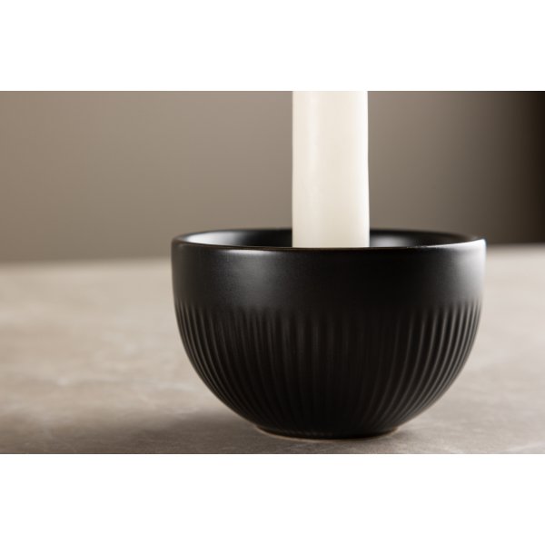 Posh Kerzenständer 9 x 6 cm - Schwarz Posh Kerzenständer 9 x 6 cm - Schwarz