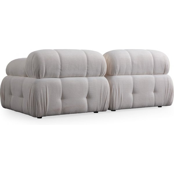 Petite 2-Sitzer-Sofa - Wei