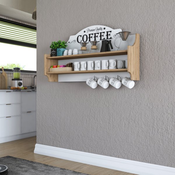 Jericho Regal 137 - Walnuss/Wei