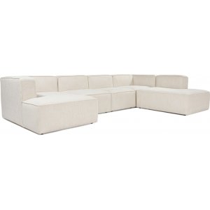 Mehr U-Sofa - Creme