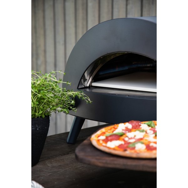 Bukom Pizzaofen - Schwarz/Silber Bukom Pizzaofen - Schwarz/Silber