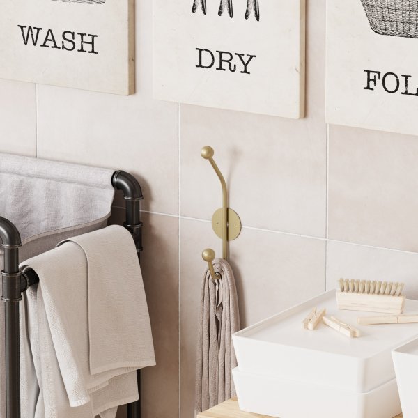 Nashorn-Kleiderbügel - Gold Nashorn-Kleiderbügel - Gold