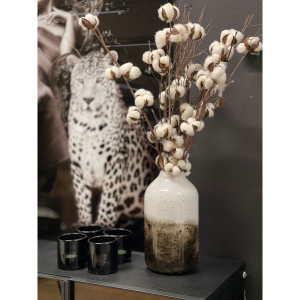 Dis Vase - Braun/Wei