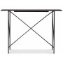 Portland Stehtisch 140 cm - Braun/Schwarz