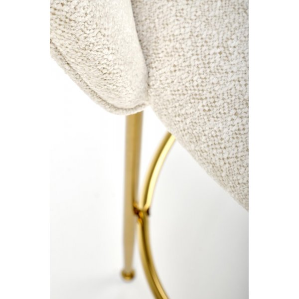 Barhocker Beige/Gold