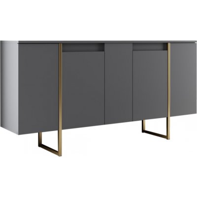 Lux Sideboard Anthrazit/Gold