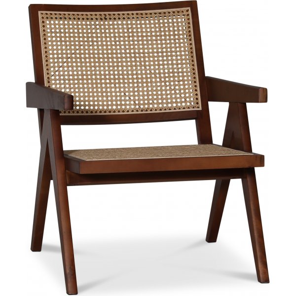 Milo Sessel mit Rattan - Rattan / Braun