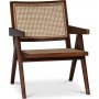 Milo Sessel mit Rattan - Rattan / Braun