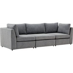 Mottona 3-Sitzer-Sofa Grau