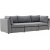 Mottona 3-Sitzer-Sofa Grau