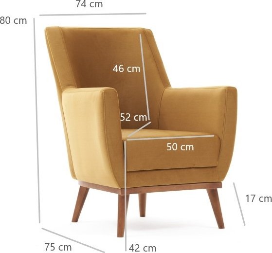 Sessel Gonca - Gold Sessel Gonca - Gold