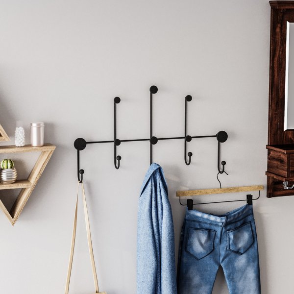 Lyon Kleiderbügel - Schwarz Lyon Kleiderbügel - Schwarz