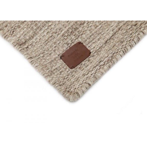 Wollteppich Tamela - Leinen