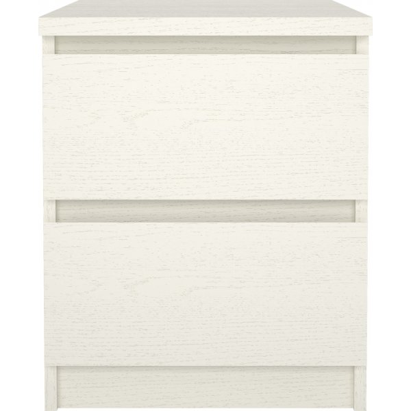 Naia Nachttisch 2 - Weiße Asche Naia Nachttisch 2 - Weiße Asche