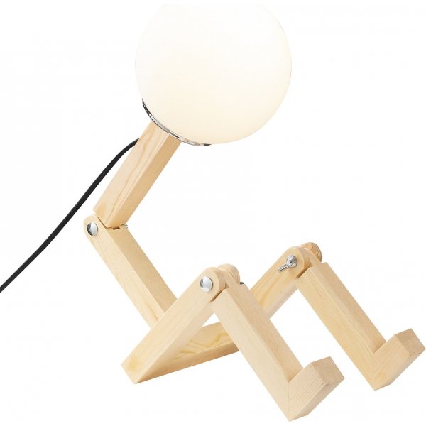 Milet Tischlampe opal - Natur