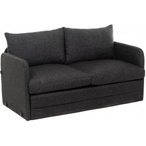 Saga 2-Sitzer-Schlafsofa XL - Dunkelgrau