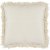 Wolliges Dekokissen Beige - 45 x 45 cm