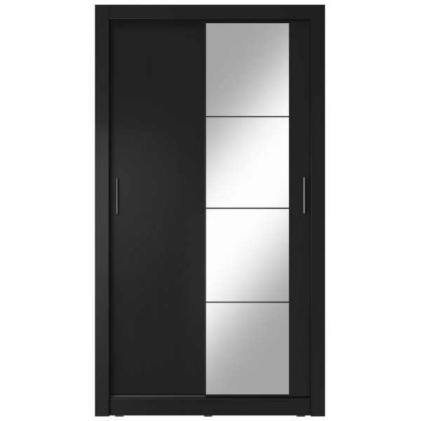 Mervyn Garderobe 120 - schwarz Mervyn Garderobe 120 - schwarz