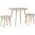 Kids Kindertischset 60/32,5 cm - Whitewash