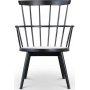 Scoop Lounge Sessel - Schwarz / Rattan