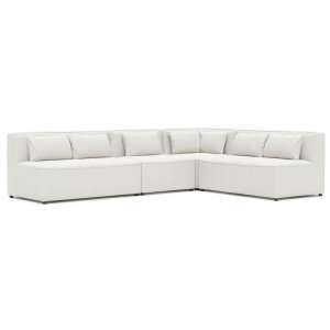 Modular aufbaubares Ecksofa - Natur