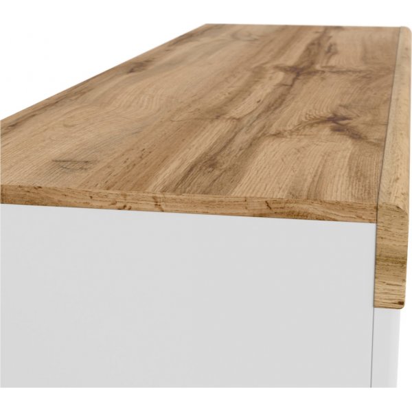 Holten Konsolentisch 106,2 x 40 cm - Weiß/Eiche Holten Konsolentisch 106,2 x 40 cm - Weiß/Eiche