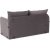 Saga 2-Sitzer-Schlafsofa XL - Grau