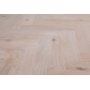 Kristall Esstisch 200 cm (Fishbone) - Wei / Whitewash