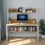 Majestic Schreibtisch Eiche/wei - 120 x 60 cm