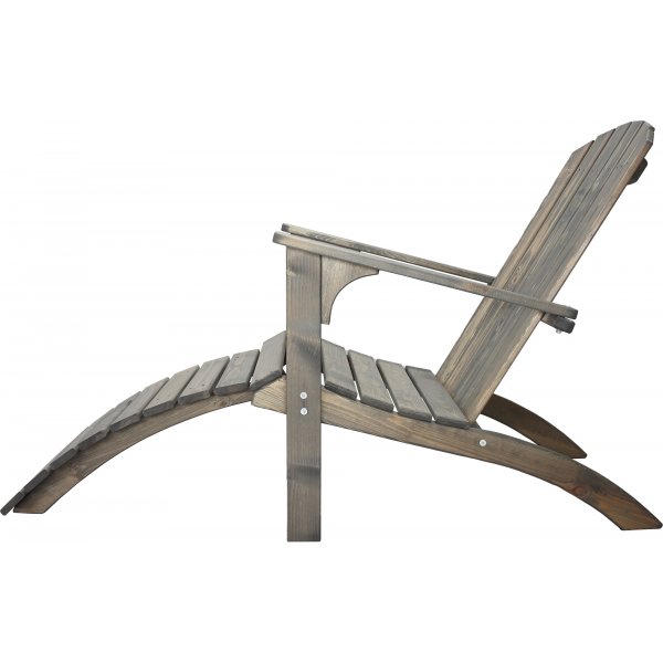 Kungshamn Liegestuhl mit Fußstütze - Grau Kungshamn Liegestuhl mit Fußstütze - Grau