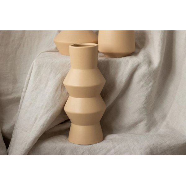 Rolo Vase - Beige Rolo Vase - Beige
