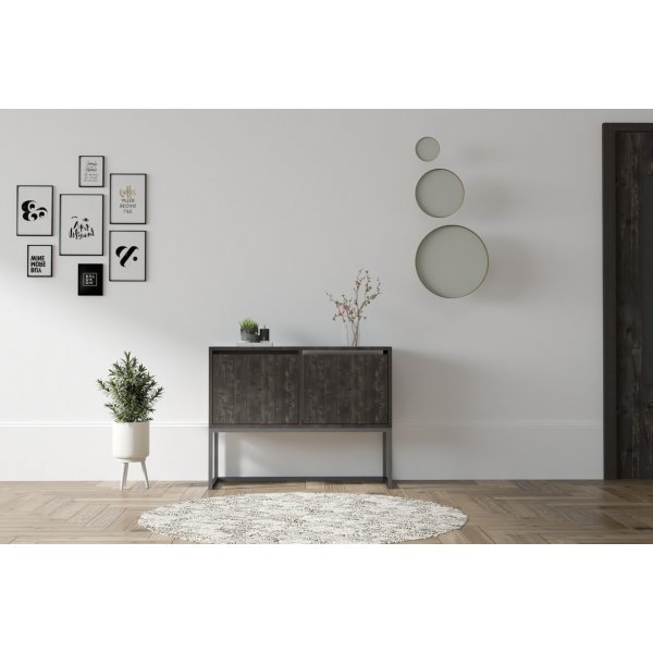 Zermat Konsolentisch 90 x 34 cm - Anthrazit