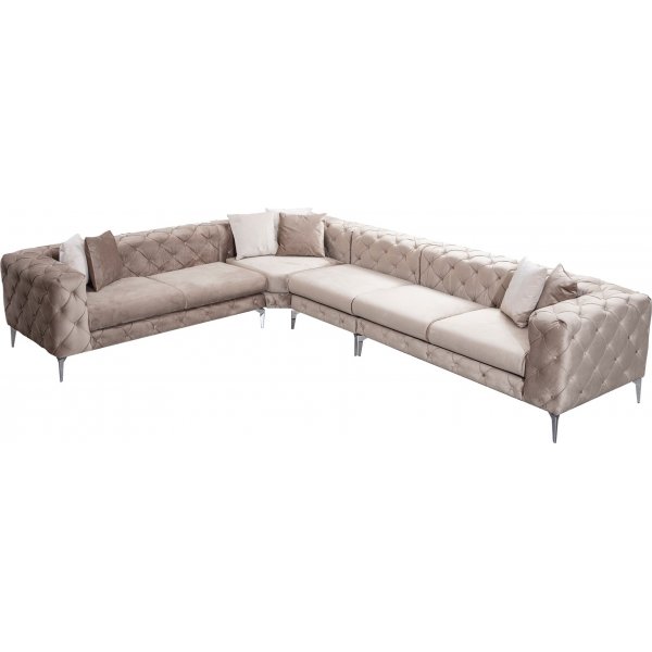 Ecksofa Como - Beige
