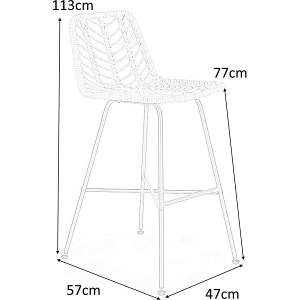 Pelican Barhocker 97 - Schwarz Pelican Barhocker 97 - Schwarz