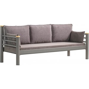 Kappis 3-Sitzer Outdoor-Sofa - Braun + Fleckentferner für Möbel Kappis 3-Sitzer Outdoor-Sofa - Braun + Fleckentferner für Möbel