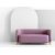 Polar 2-Sitzer-Sofa - Beliebige Farbe von Rahmen und Polsterung